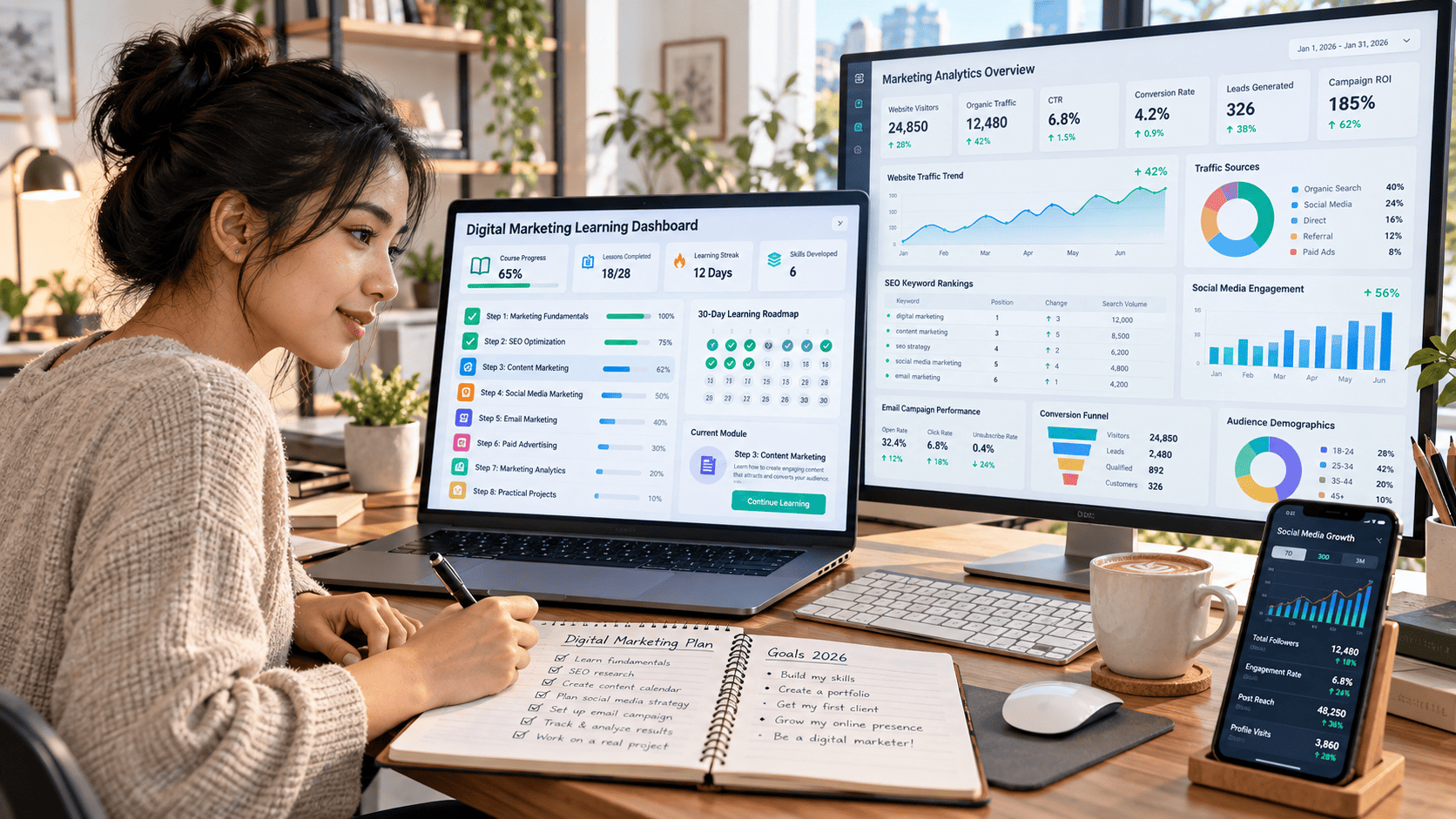 How to Learn Digital Marketing Step by Step: A Beginner’s Guide